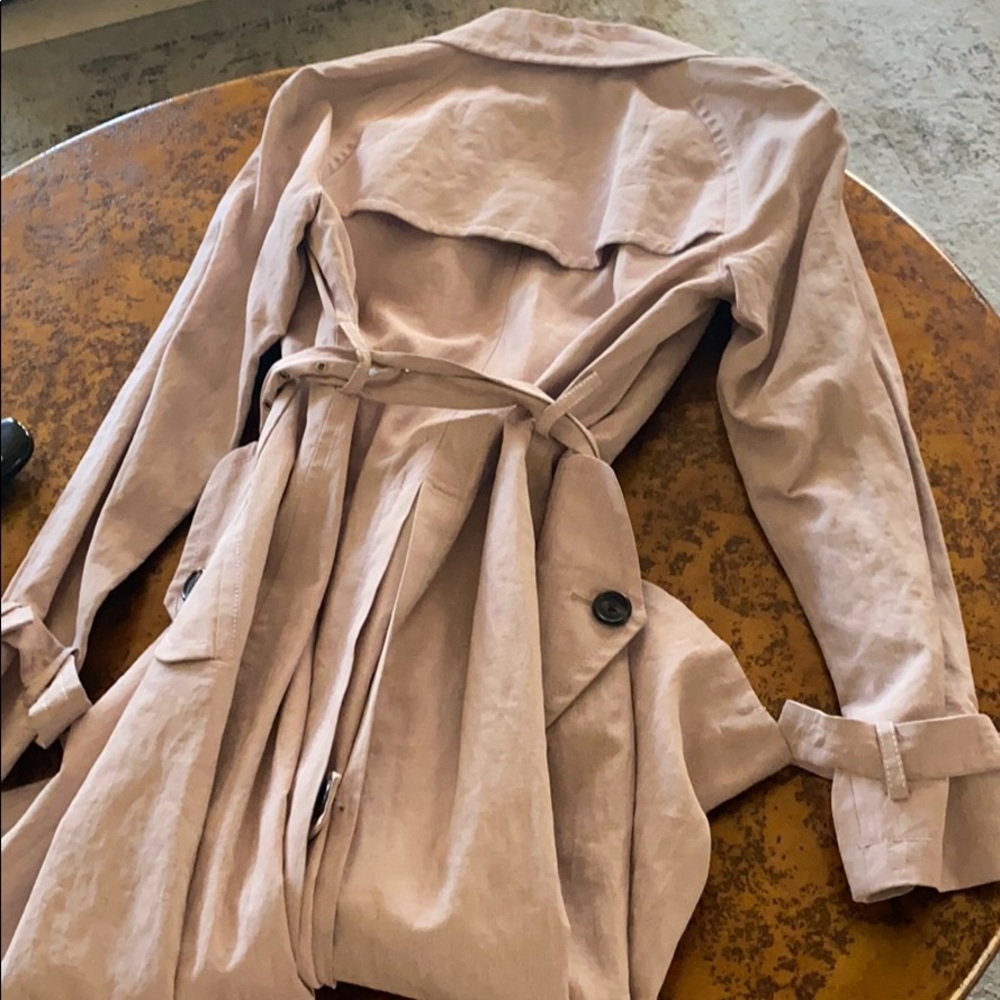 Marc Jacobs NWT cotton trench coat 🧥 lilac 2-4 - Picture 9 of 9